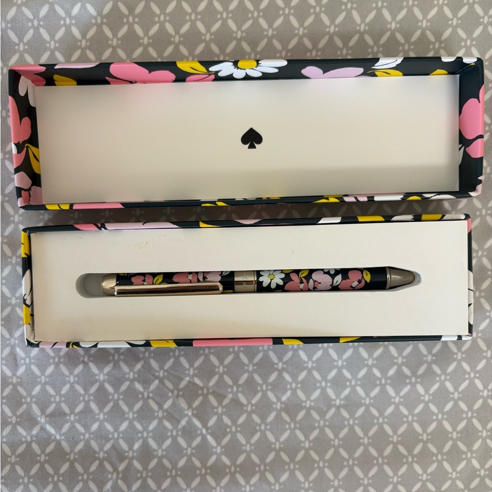New Kate Spade Ballpoint Pen in Gift Box Road Trip Floral - Picture 7 of 9